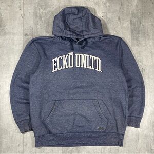 Y2k Ecko Untld Hoodie Grey~Blue